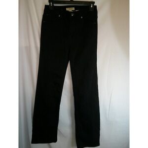 Burberry London Black Denim Jeans Womens Size 29R‎ Straight Leg Casual